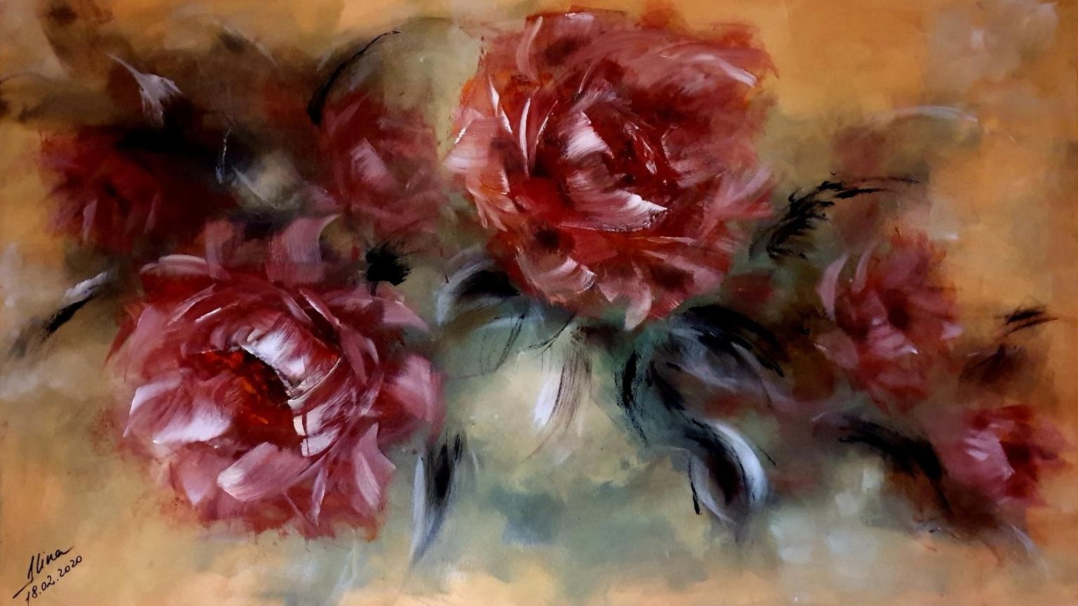 ArteDiAlina.com painting: Spring feeling